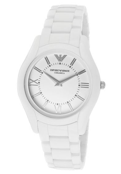 Orologio armani deals ceramica bianco